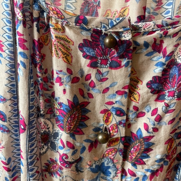 Romantic cap sleeve Banana Republic blouse - Picture 3 of 6